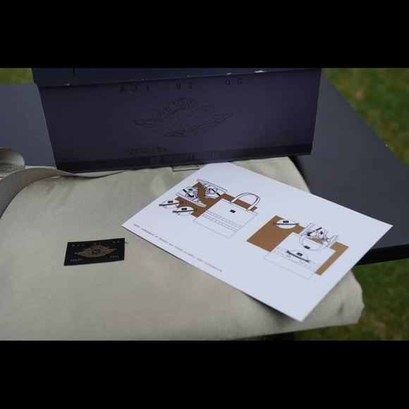 Nike Air Jordan 1 Retro High OG Utility Olive Taxi SP DO8727-200 Men Size New xx - Picture 7 of 7